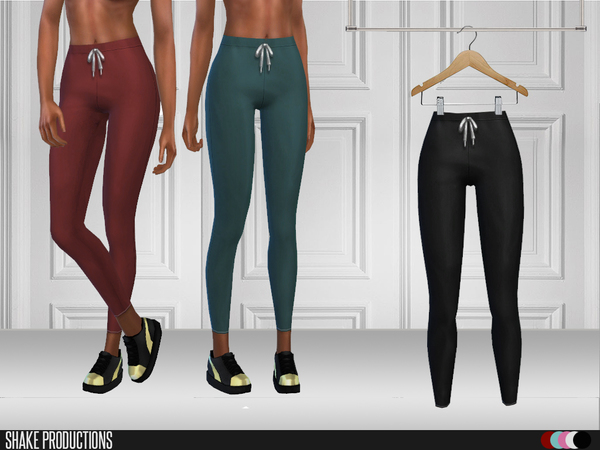 Sims 4 2 tops and 2 leggings by ShakeProductions at TSR