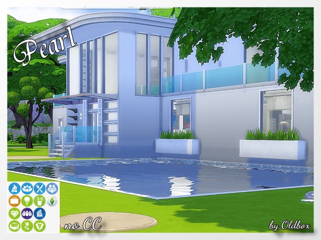 Sims 4 Pearl house by Oldbox at All 4 Sims