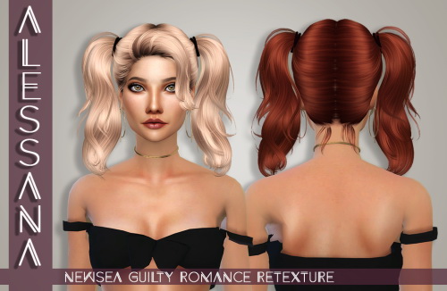 Sims 4 NewSea Guilty Romance Retexture at Alessana Sims