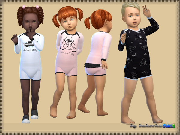 Sims 4 Kombidress Baby by bukovka at TSR