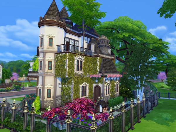 Sims 4 Gyor Castle by Ineliz at TSR