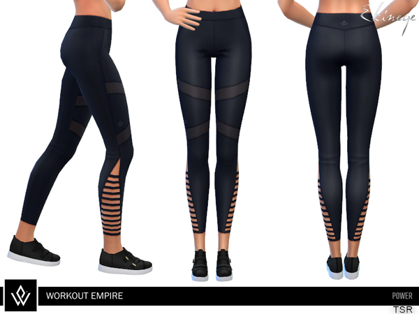 Sims 4 Power Vent Tights by ekinege at TSR