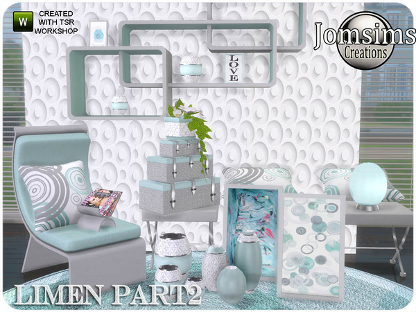 Sims 4 Limen bedroom part 2 by jomsims at TSR