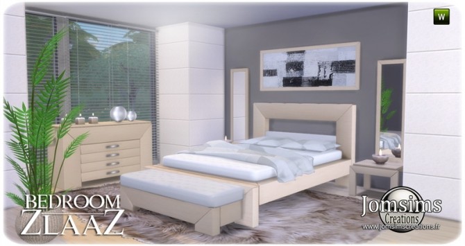 Sims 4 Zlaaz bedroom at Jomsims Creations