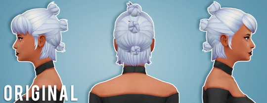 Sims 4 Recolours of Moon Craters Parahoy hair by thalabee at SimsWorkshop