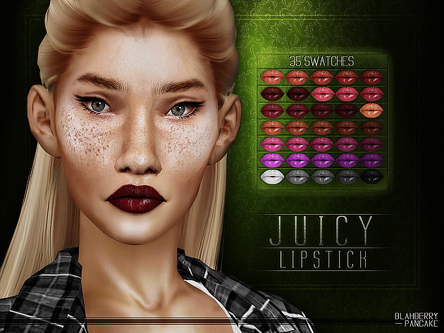 Sims 4 Juicy Lipstick at Blahberry Pancake