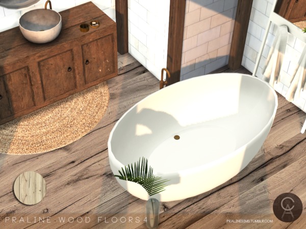 Sims 4 Wood Floors 4 by Pralinesims at TSR