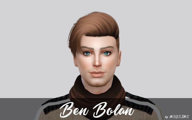 Sims 4 Ben Bolan at MSQ Sims