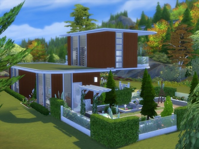 Sims 4 Sims Tranquil No CC house by Lenabubbles82 at Mod The Sims
