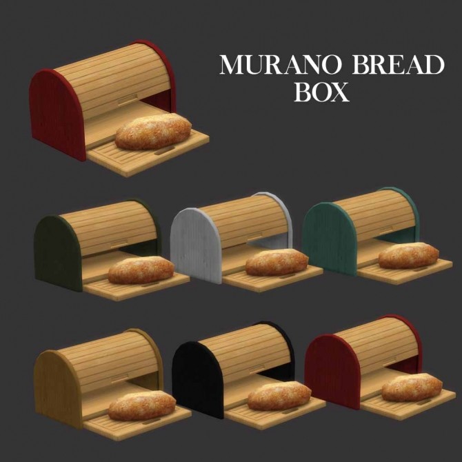 Sims 4 Murano Bread Box at Leo Sims