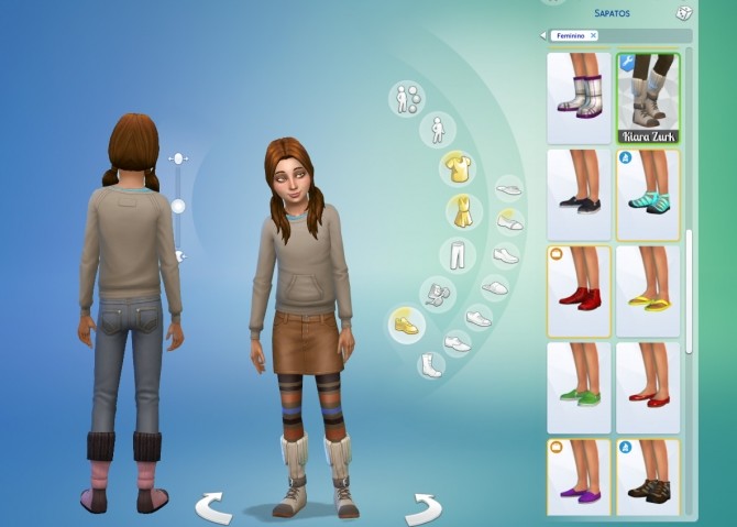 Sims 4 Boot Foldover Conversion at My Stuff
