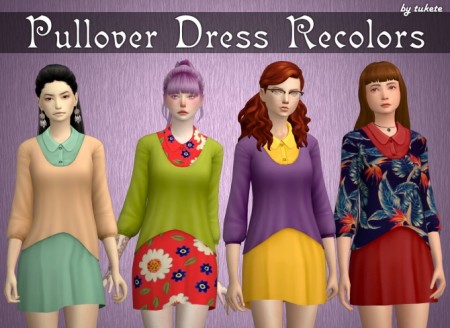 Pullover Dress Recolors at Tukete » Sims 4 Updates