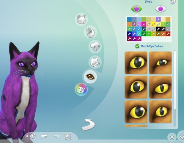 Pink Cat Sims 30 non default colors for cat's eyes by Valentina Karlova at Mod The ...