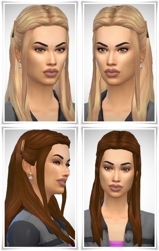 Sims 4 Helene’s Slide Hair at Birksches Sims Blog