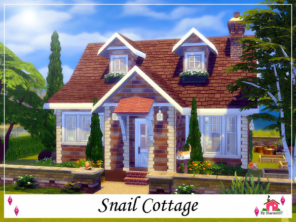 Sims 4 Snail Cottage by sharon337 at TSR