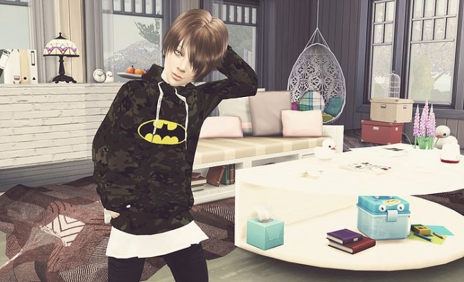 Sims 4 Giruto 46 hoodie sweater for kids at Studio K Creation