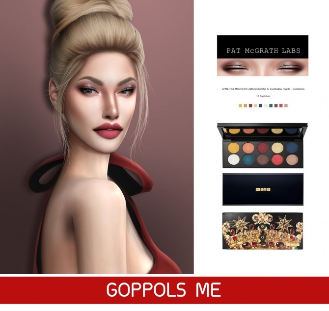 Sims 4 Eyeshadow Palette Decadence at GOPPOLS Me