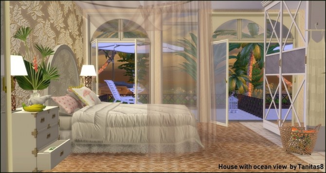 Sims 4 House with ocean view at Tanitas8 Sims