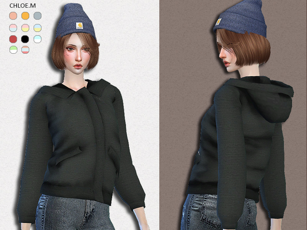Winter Coat By Chloemmm At Tsr Sims 4 Updates