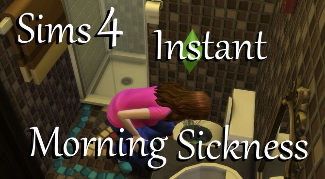 Sims 4 Instant Morning Sickness by PolarBearSims at Mod The Sims
