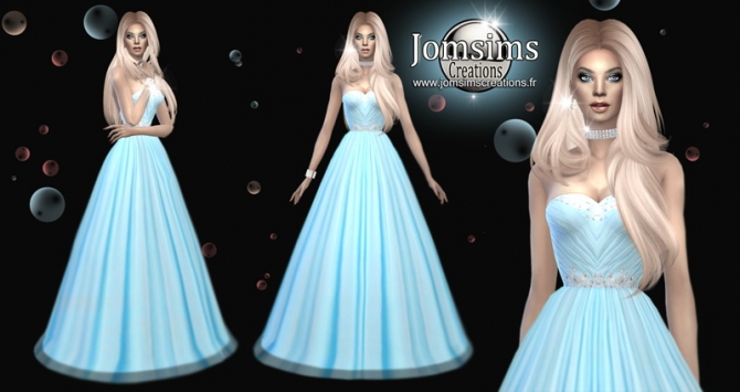 Avess dress at Jomsims Creations » Sims 4 Updates