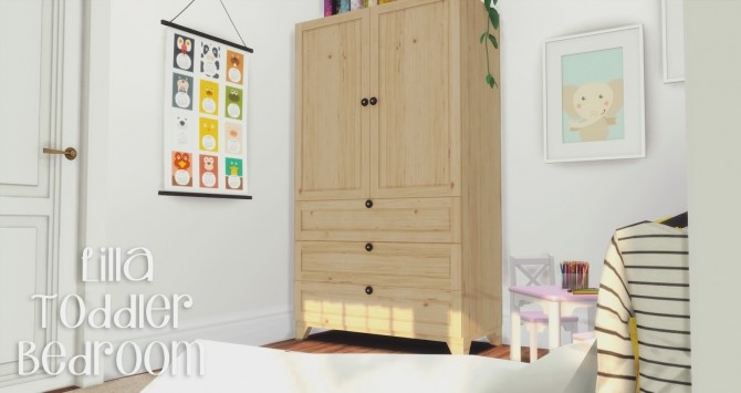 Sims 4 Lilla Toddler Bedroom at Pyszny Design