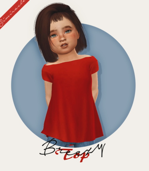 Sims 4 Breezy Top Toddlers Recolor at Simiracle