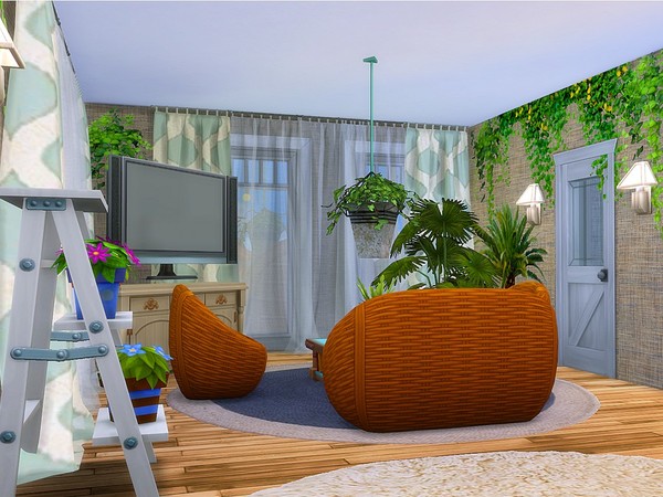 Sims 4 Oasis Beach House by MychQQQ at TSR