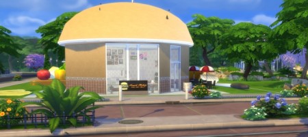 Burger restaurant by Astonneil at Mod The Sims