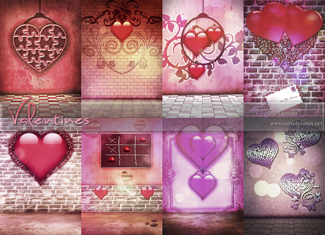 Sims 4 Valentines Backgrounds at Lorelea