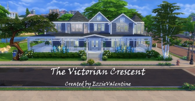 Sims 4 The Victorian Crescent by EzzieValentine at Mod The Sims
