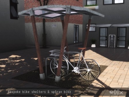 Bike Shelters & Bike (P) at DOX