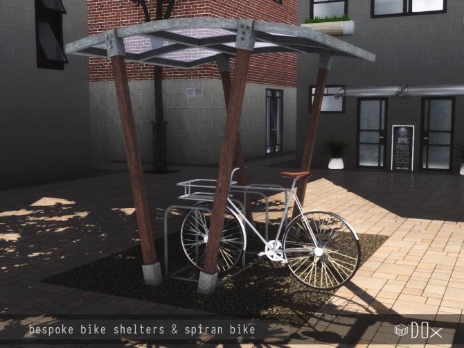 Sims 4 Bike Shelters & Bike (P) at DOX