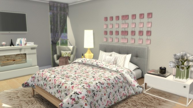 Sims 4 Fashion Bedroom at Dinha Gamer