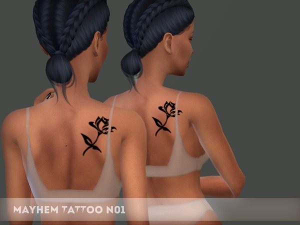 Sims 4 Tattoo N01 by mayhem sims at TSR