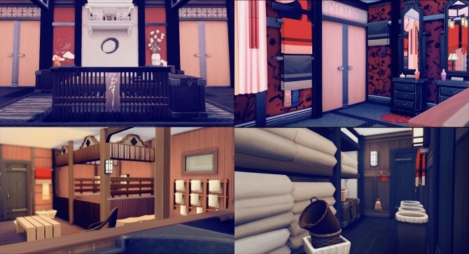 Sims 4 Yu Kaku house at Imadako