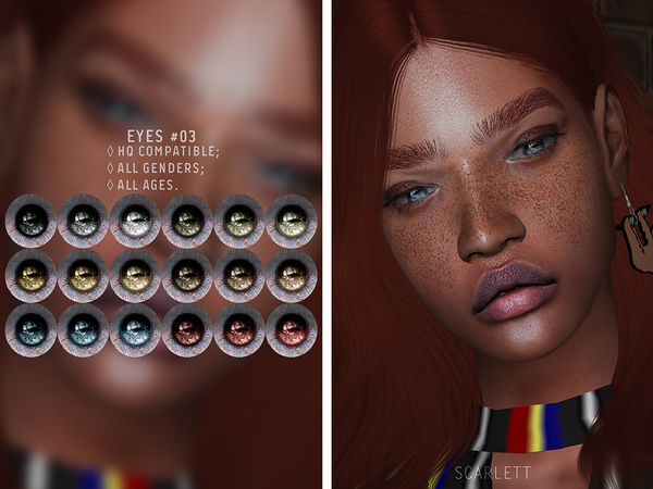 Sims 4 Eyes #03 by Scarlett content at TSR