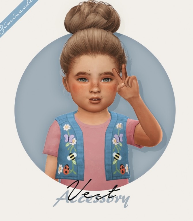 Sims 4 Vest for Kids & Toddlers at Simiracle
