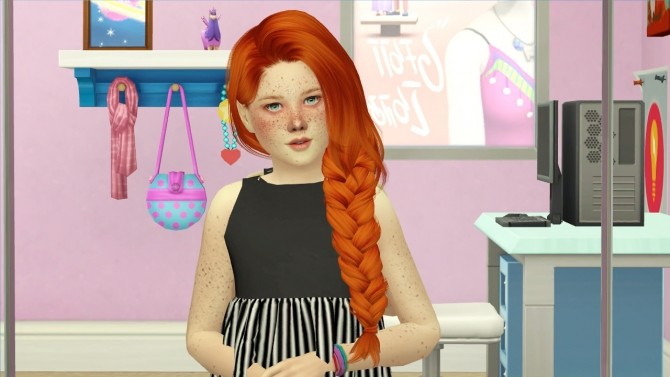 Sims 4 ANTO INDIANA HAIR KIDS AND TODDLER VERSION at REDHEADSIMS