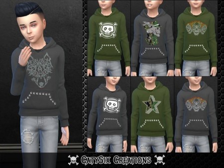 7 Sweatshirts For Kids/Boys V2 at CatySix