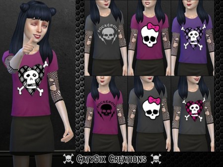 8 T-shirts For Girls V2 at CatySix