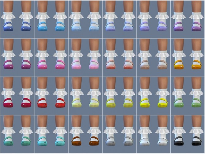 Sims 4 Melissa Shoes For Toddlers at Giulietta