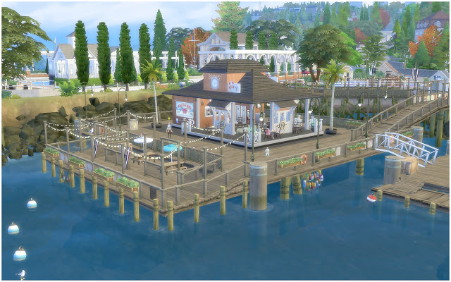 Sims 4 The Sailor Restaurant at Via Sims