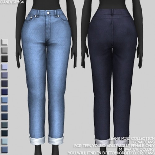 JEANS MINI COLLECTION at Candy Sims 4 » Sims 4 Updates