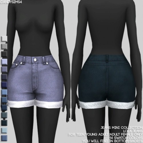 JEANS MINI COLLECTION at Candy Sims 4 » Sims 4 Updates