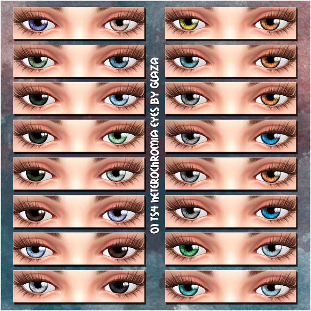 sims 4 multi colored eyes