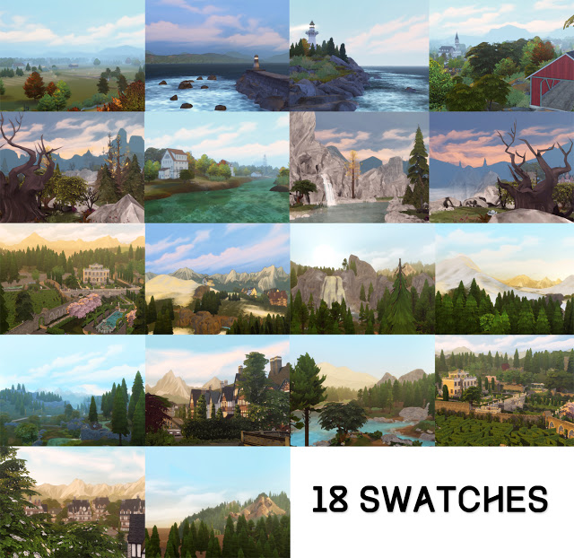 Sims 4 Landscape Paintings at Historical Sims Life