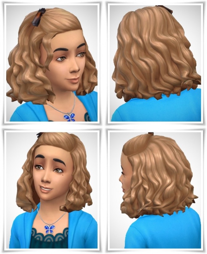 Sims 4 Girls ClipCurls hair at Birksches Sims Blog