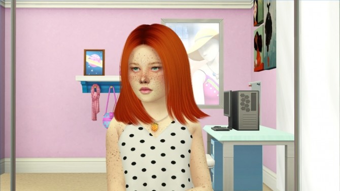 Sims 4 NIGHTCRAWLER COCO HAIR KIDS AND TODDLER at REDHEADSIMS