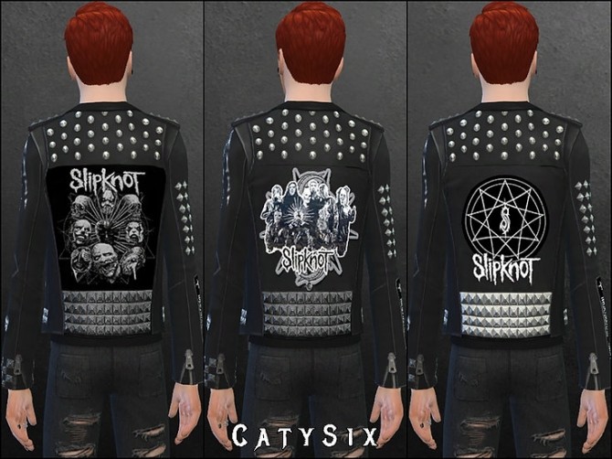 Sims 4 Slipknot Jacket at CatySix